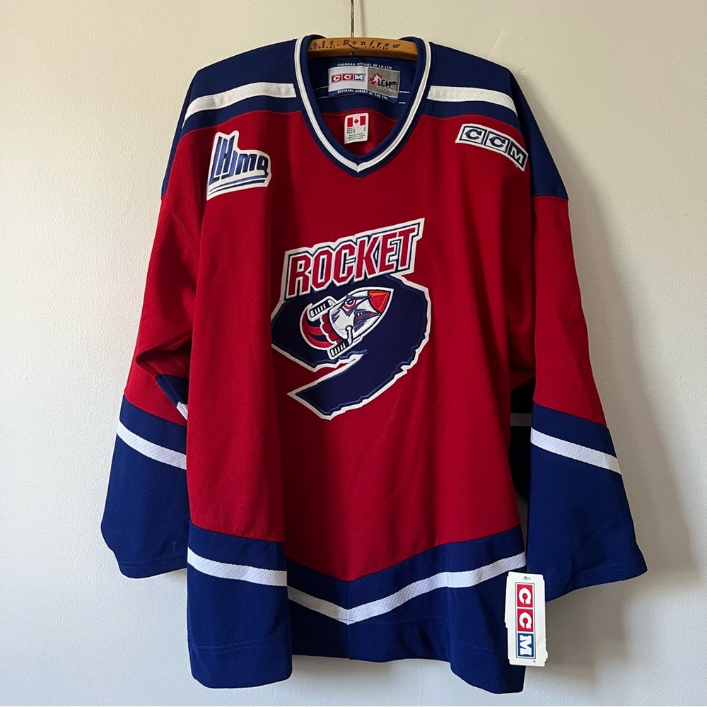 Rare! Vintage Deadstock Prince Edward Island Rocket QMJHL Hockey Jersey CCM L‎